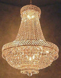 Set of 2-1 French Empire Crystal Chandelier Chandeliers Lighting H46" X W23" and 1 French Empire Crystal Chandelier Chandeliers Lighting H26" X W23" - 1EA C7/CG/448/9 + 1EA 448/9 A500-