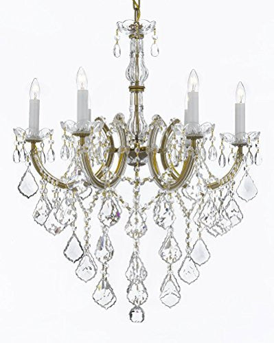 Maria Theresa Chandelier Crystal Lighting Chandeliers H 30" W 22" Trimmed With Spectra(Tm) Crystal Reliable Crystal Quality By Swarovski - J10-B12/26066/6Sw