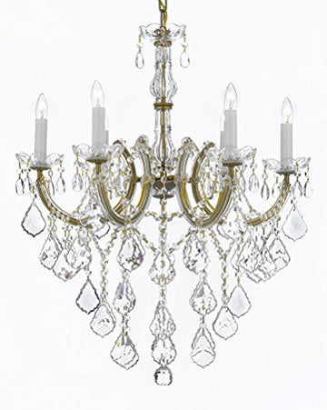 Maria Theresa Chandelier Crystal Lighting Chandeliers H 30" W 22" Trimmed With Spectra(Tm) Crystal Reliable Crystal Quality By Swarovski - J10-B12/26066/6Sw