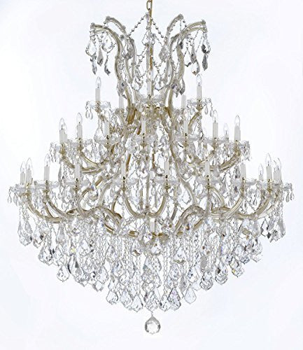Large Foyer / Entryway Maria Theresa Empress Crystal (Tm) Chandelier Lighting H 60" W 52" - A500-B12/2756/36+1