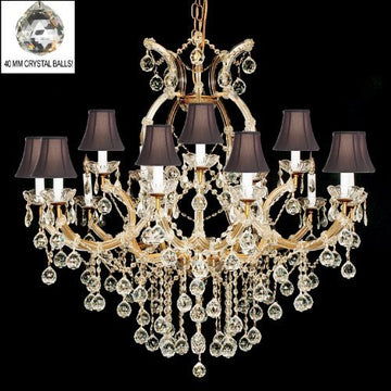 Maria Theresa Chandelier With Shades - A500-B6/Sc/21510/15+1