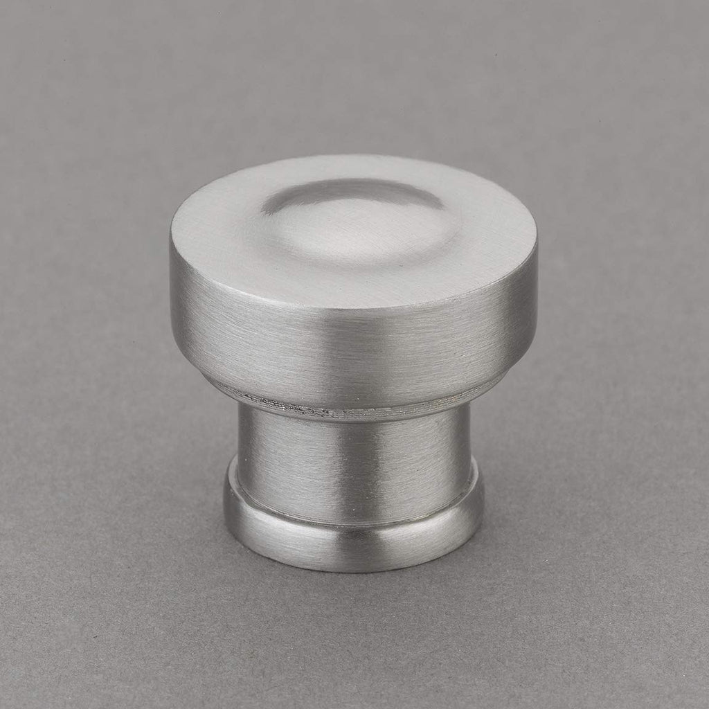 Nouveaux Collection 1" Knob Pulls Handle Hardware Satin Nickel Finish Great for Kitchen or Bathroom Cabinets, Drawers,  Dressers, and More!  - P100-10/4540