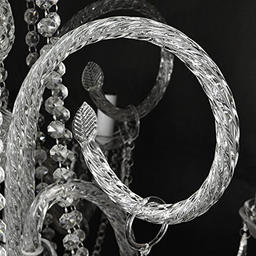 Set of 2-1 Empress Crystal (tm) Chandelier Chandeliers Lighting H25 x W24 and 1 Authentic All Crystal Chandelier Lighting Chandeliers H30 X W28 - 1EA A46-385/5 + 1EA J10-26048/8+4