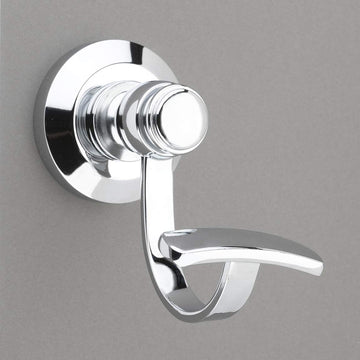 Louvre Collection Polished Chrome Towel Hook/Robe Hook - Good for Kitchen, Bathroom, Bedroom, Or Closet Hardware - 	P100-12/4549
