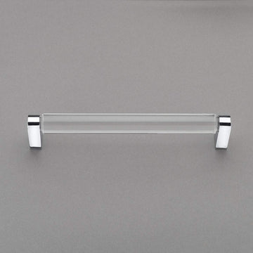 Belle Crystal Collection 6" Pull Handle Hardware Polished Chrome Finish Pulls Great for Kitchen or Bathroom Cabinets, Drawers, Dressers, and More! - P100-12/4554