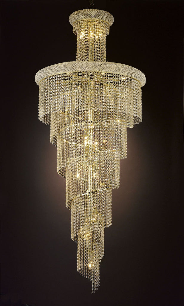 French Empire Empress Crystal (tm) Chandelier Chandeliers Lighting H 72" W 30" - G93-CG/2163/34