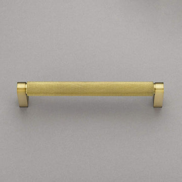 Belle Knurled Collection 6" Pull Handle Hardware Burnished Brass Finish Pulls Great for Kitchen or Bathroom Cabinets, Drawers, Dressers, and More! - P100-11/4553