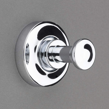 Nouveaux Collection Polished Chrome 2" Towel Hook/Robe Hook - Good for Kitchen, Bathroom, Bedroom, Or Closet Hardware - P100-12/4555