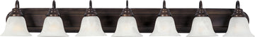 Essentials 7-Light Bath Vanity Oil Rubbed Bronze - C157-8016MROI