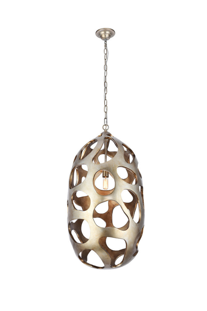 ZC121-1545D14GS - Urban Classic: Bombay 1 light in Gilded Silver  chandelier