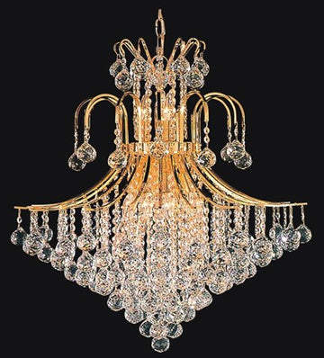 French Empire Crystal Chandelier Chandeliers Lighting H50" X W31" - J10-26068/14LARGE