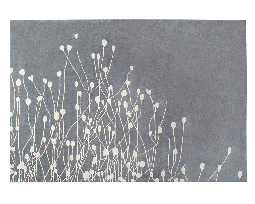 Set of 4 - Floral Hand-Tufted Transitional Contemporary Wool Rug Area Rug 8 X 10 - 4EA J10-IN-201-8X10
