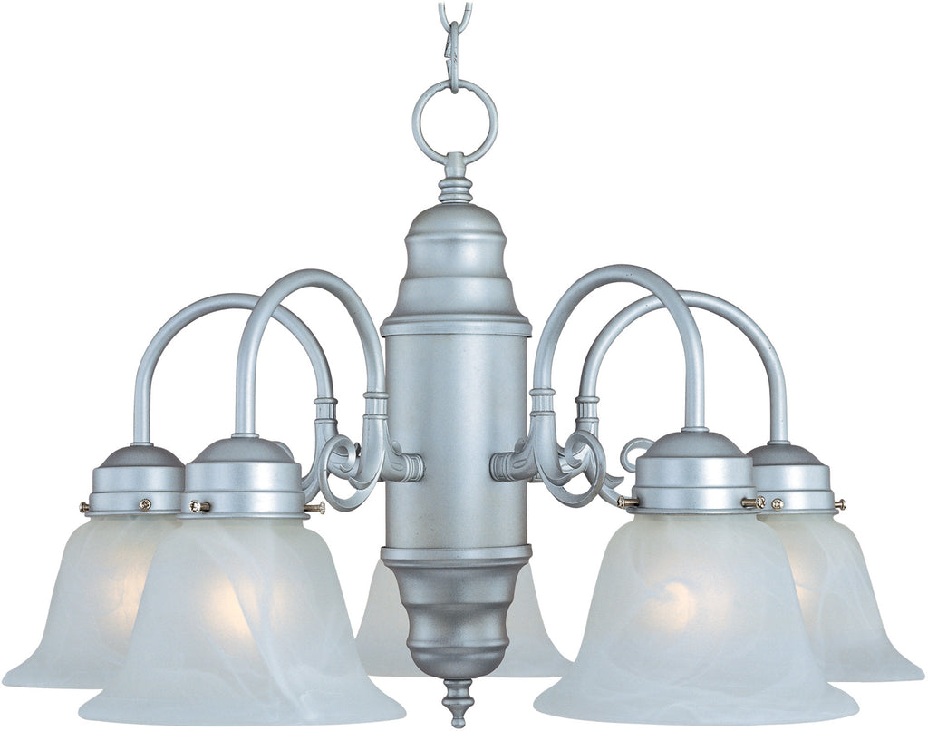 Builder Basics 5-Light Chandelier Satin Nickel - C157-91197MRSN