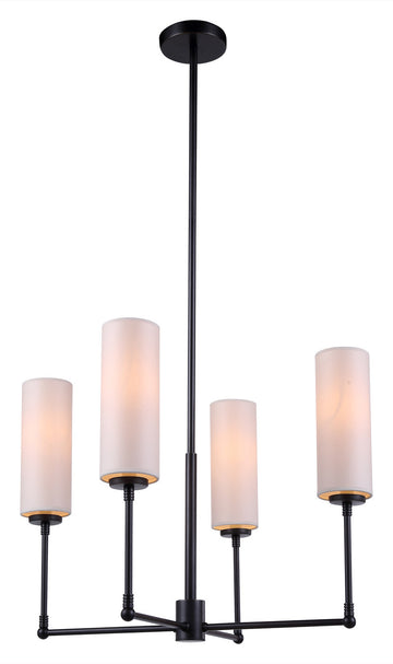 C121-1410D24BZ By Elegant Lighting - Richmond Collection Bronze Finish 4 Lights Pendant lamp