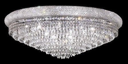 C121-1802F36C By Regency Lighting-Primo Collection Chrome Finish 20 Lights Flush