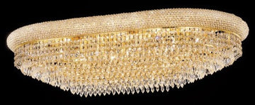 C121-1802F40SG By Regency Lighting-Primo Collection Gold Finish 24 Lights Flush