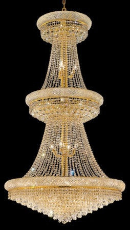 C121-1802G36G By Regency Lighting-Primo Collection Gold Finish 32 Lights Chandelier