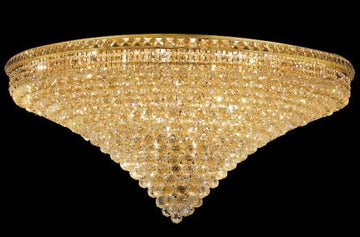 C121-2527F48G By Regency Lighting-Tranquil Collection Gold Finish 33 Lights Flush