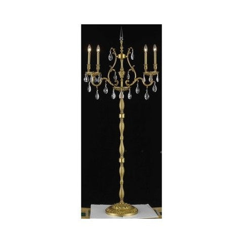 C121-9604FL26PW/RC By Elegant Lighting Monarch Collection 4 Lights Floor Lamp Pewter Finish