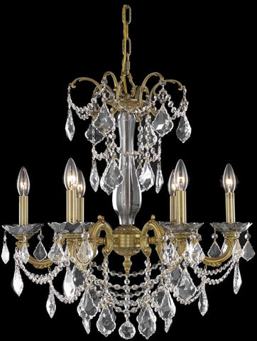 ZC121-9706D23FG/EC By Regency Lighting - Athena Collection French Gold Finish 6 Lights Dining Room
