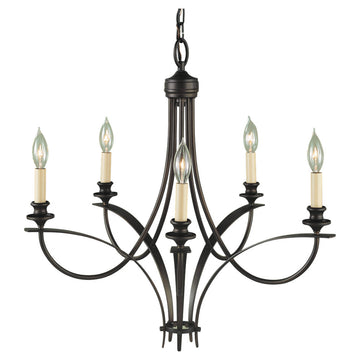 Murray Feiss 5 Bulb Oil Rubbed Bronze Chandelier - C140-F1888/5ORB