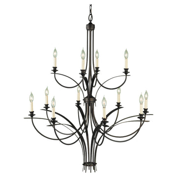 Murray Feiss 12 Bulb Oil Rubbed Bronze Chandelier - C140-F1891/8+4ORB