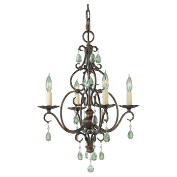 Murray Feiss 4 Bulb Mocha Bronze Chandelier - C140-F1904/4MBZ