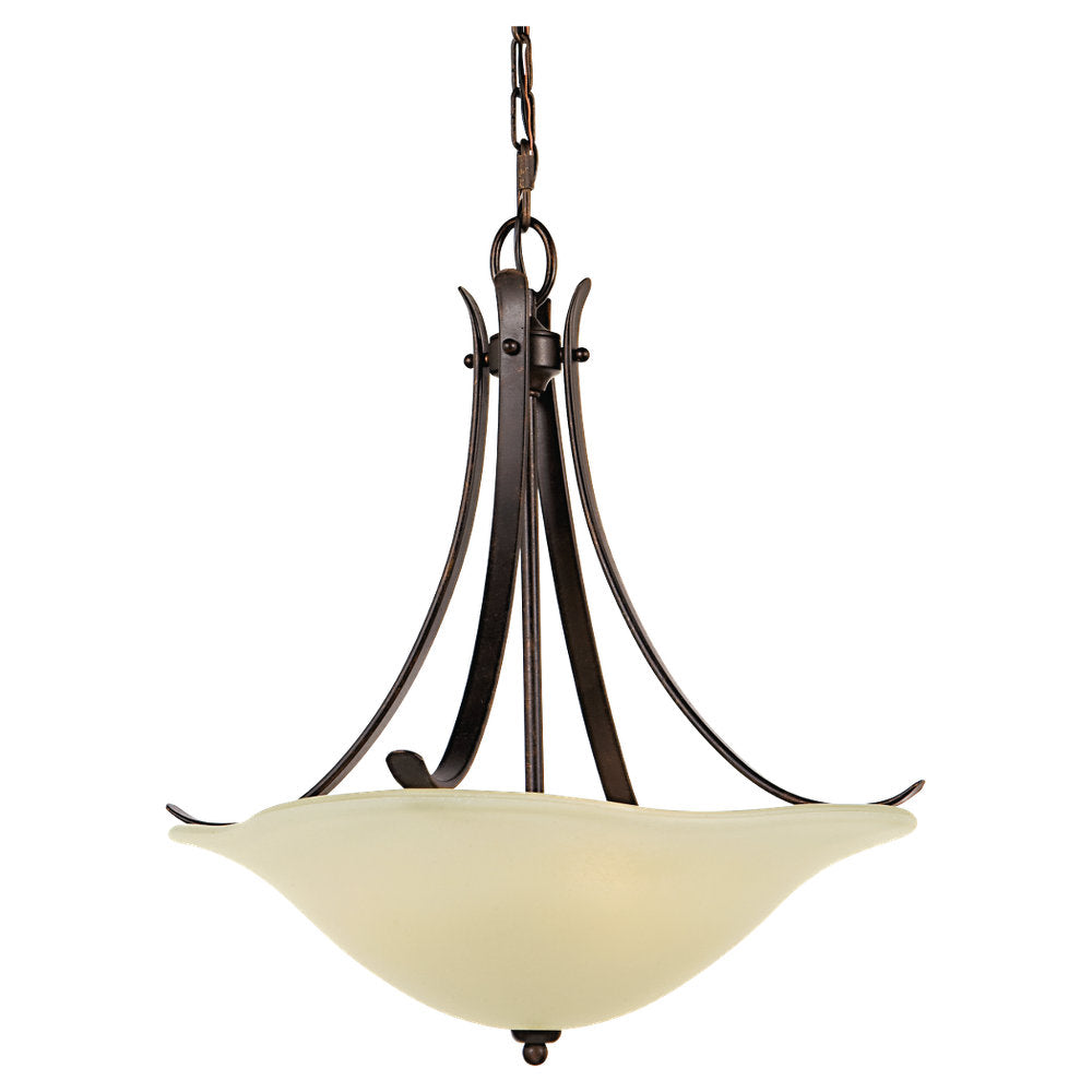 Murray Feiss 3 Bulb Grecian Bronze Chandelier - C140-F2045/3GBZ