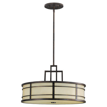 Murray Feiss 3 Bulb Grecian Bronze Chandelier - C140-F2081/3GBZ