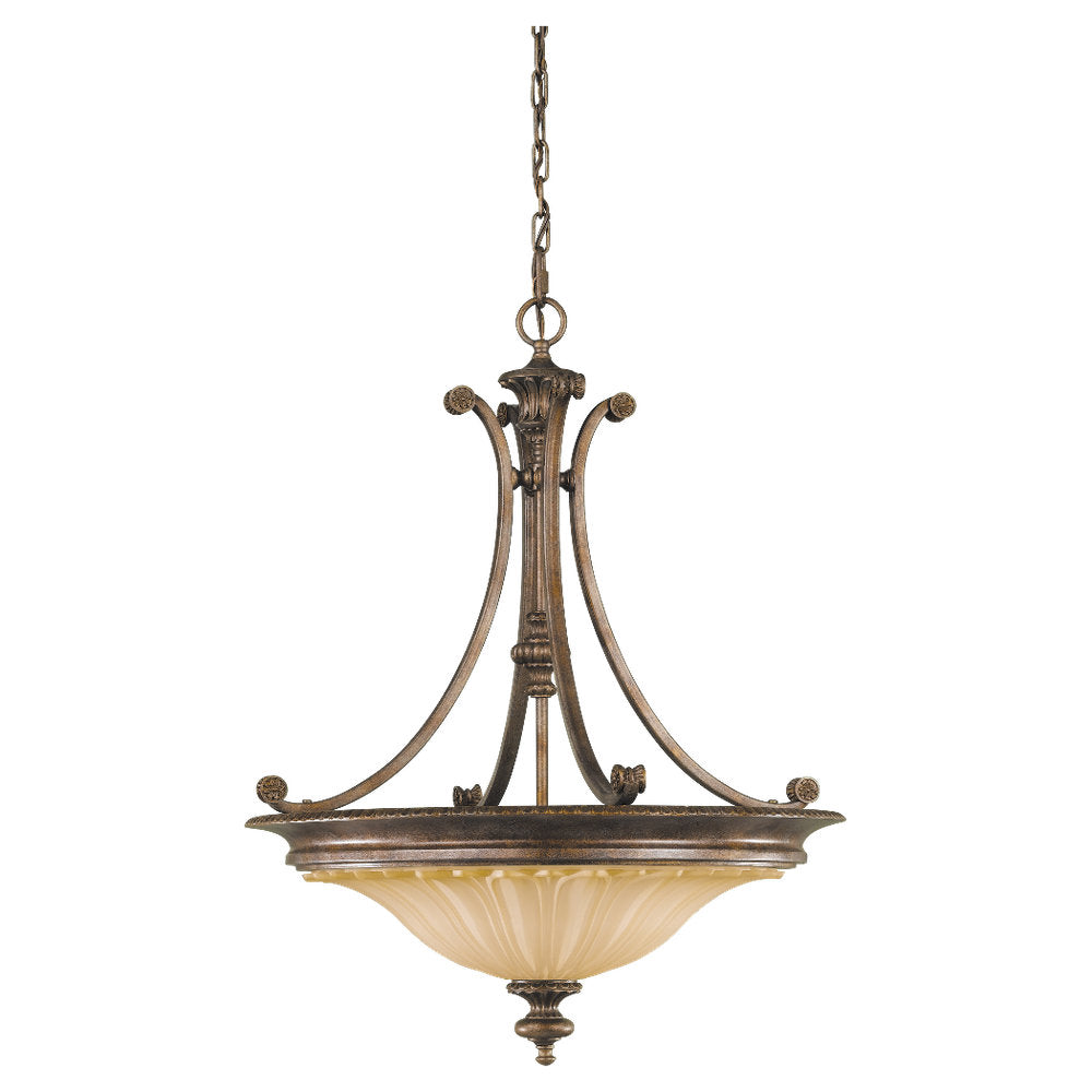 Murray Feiss 3 Bulb British Bronze Chandelier - C140-F2112/3BRB