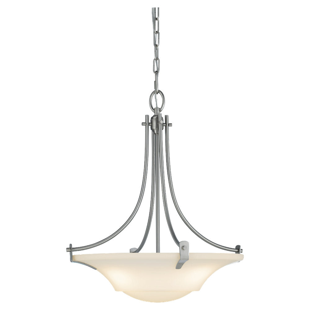 Murray Feiss 3 Bulb Brushed Steel  Chandelier - C140-F2246/3BS
