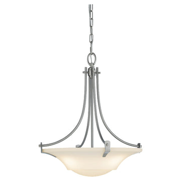 Murray Feiss 3 Bulb Brushed Steel  Chandelier - C140-F2246/3BS