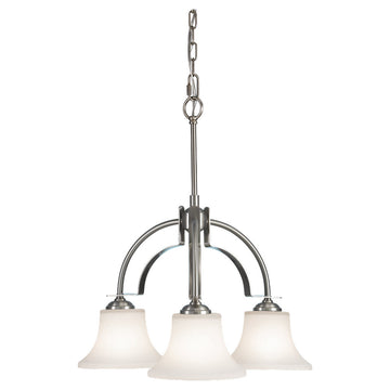 Murray Feiss 3 Bulb Brushed Steel  Chandelier - C140-F2250/3BS