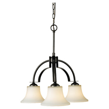 Murray Feiss 3 Bulb Oil Rubbed Bronze Chandelier - C140-F2250/3ORB