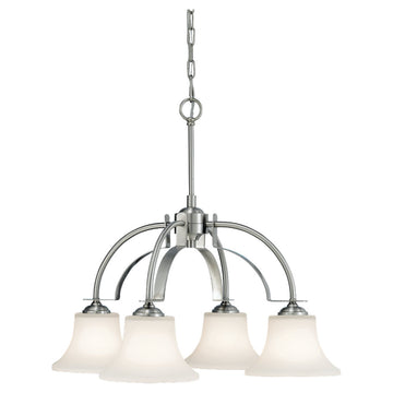 Murray Feiss 4 Bulb Brushed Steel  Chandelier - C140-F2251/4BS
