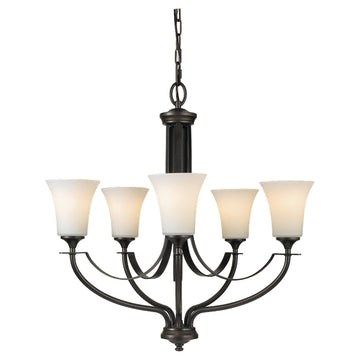 Murray Feiss 5 Bulb Oil Rubbed Bronze Chandelier - C140-F2252/5ORB
