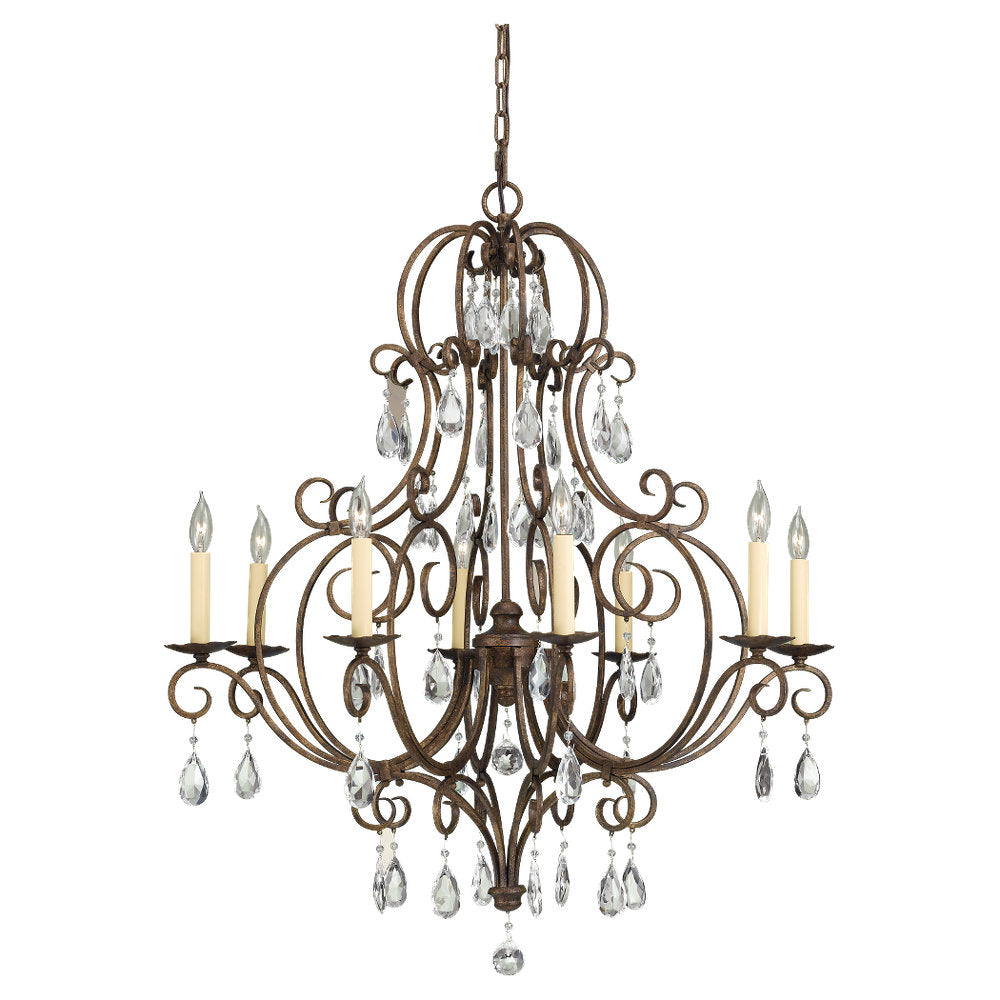Murray Feiss 8 Bulb Mocha Bronze Chandelier - C140-F2303/8MBZ