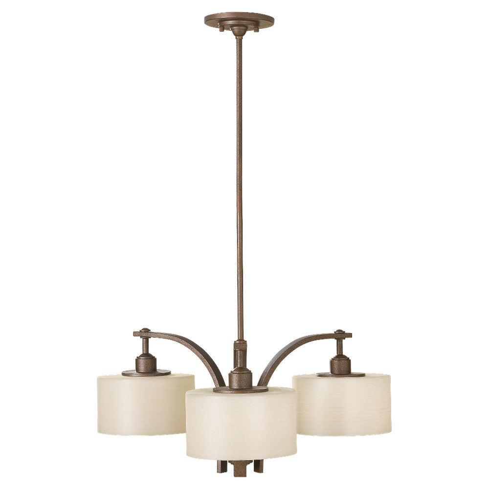 Murray Feiss 3 Bulb Corinthian Bronze Chandelier - C140-F2403/3CB