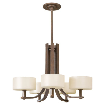 Murray Feiss 5 Bulb Corinthian Bronze Chandelier - C140-F2405/5CB