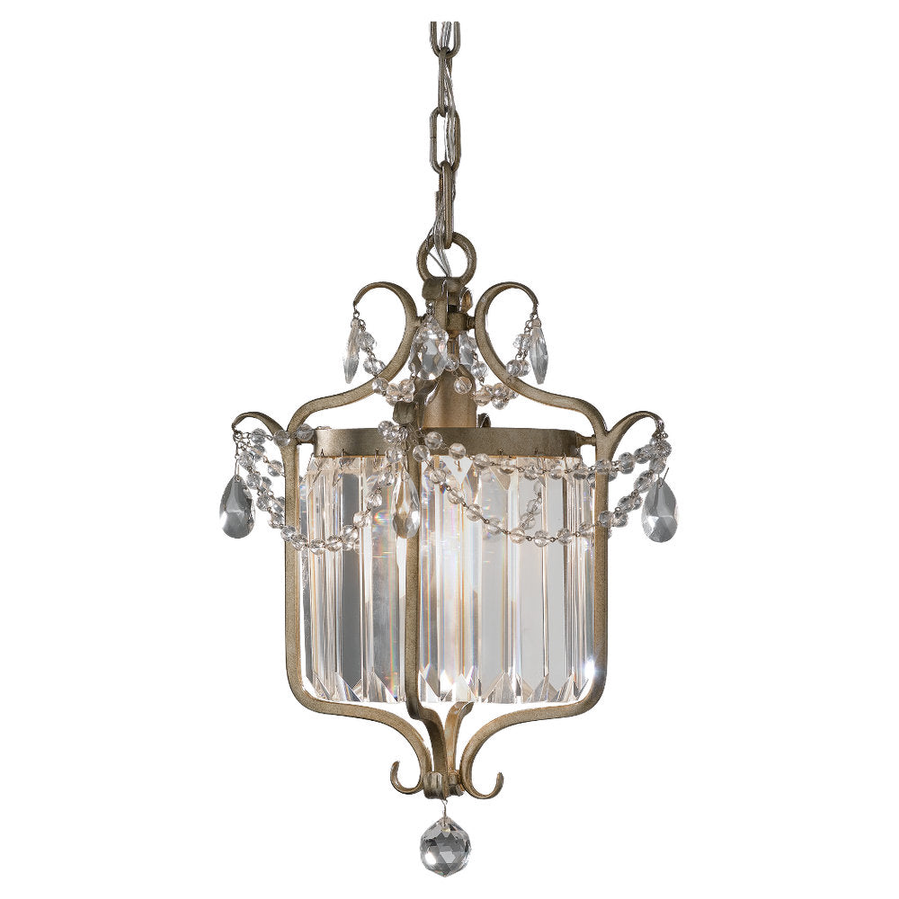 Murray Feiss 1 Bulb Gilded Silver Chandelier - C140-F2473/1GS