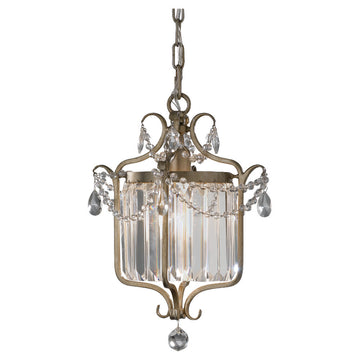 Murray Feiss 1 Bulb Gilded Silver Chandelier - C140-F2473/1GS