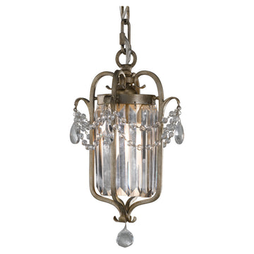 Murray Feiss 1 Bulb Gilded Silver Chandelier - C140-F2474/1GS