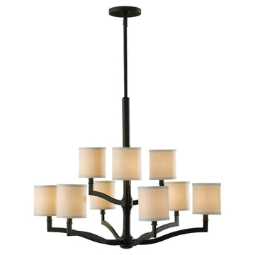 Murray Feiss 9 Bulb Oil Rubbed Bronze Chandelier - C140-F2520/6+3ORB