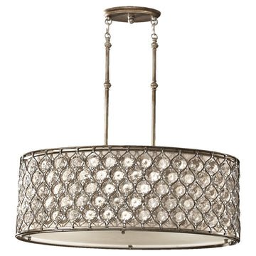 Murray Feiss 3 Bulb Burnished Silver Chandelier - C140-F2569/3BUS