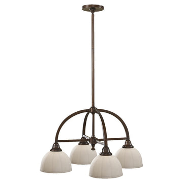 Murray Feiss 4 Bulb Heritage Bronze Chandelier - C140-F2582/4HTBZ