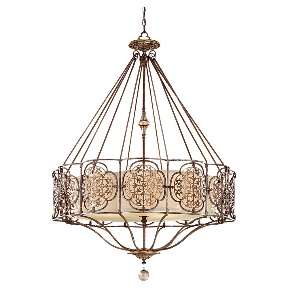 Murray Feiss 4 Bulb British Bronze / Oxidized Bronze Chandelier - C140-F2603/4BRB/OBZ
