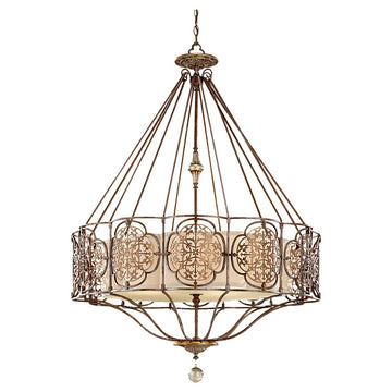 Murray Feiss 4 Bulb British Bronze / Oxidized Bronze Chandelier - C140-F2603/4BRB/OBZ