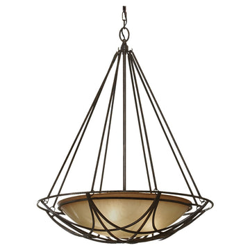Murray Feiss 3 Bulb Mocha Bronze Chandelier - C140-F2607/3MBZ