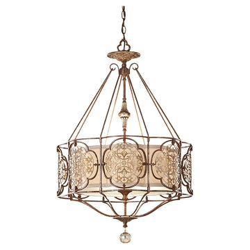 Murray Feiss 3 Bulb British Bronze / Oxidized Bronze Chandelier - C140-F2697/3BRB/OBZ