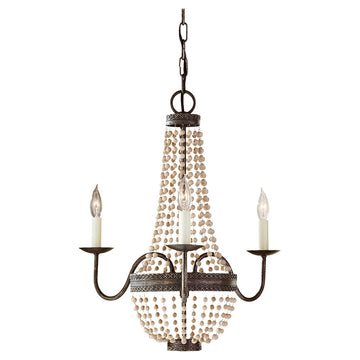 Murray Feiss 3 Bulb Peruvian Bronze Chandelier - C140-F2755/3PBR